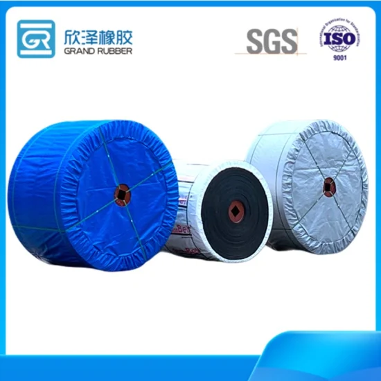 Endless Transmission Polyester Acid and Alkali Resistant Conveyor Belting Ep150 Rubber Conveyor Belt for Bulk Materials Handling