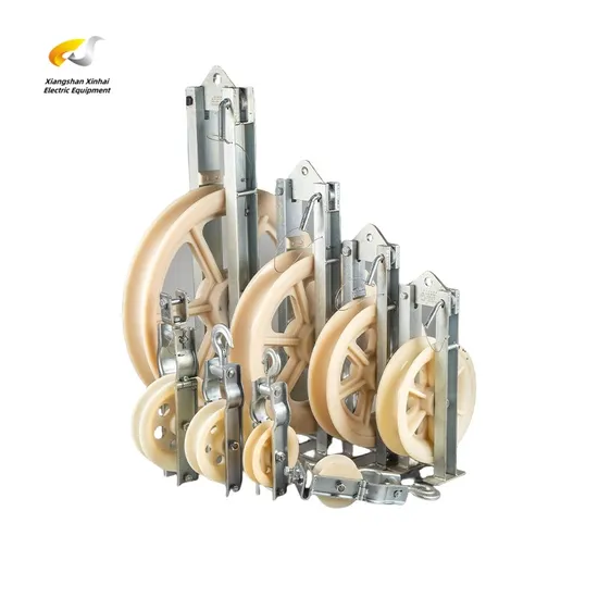 Hot Sales 508 Large Diameter Stringing Pulley Block Nylon Sheaves