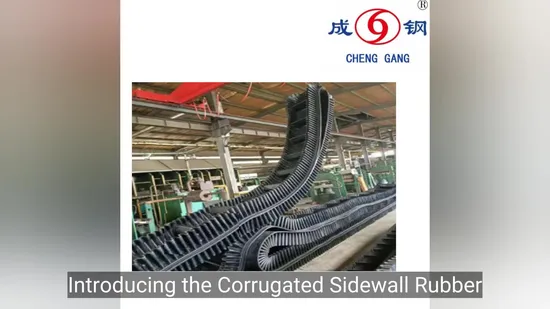 Corrugated Sidewall Rubber Conveyor Belt