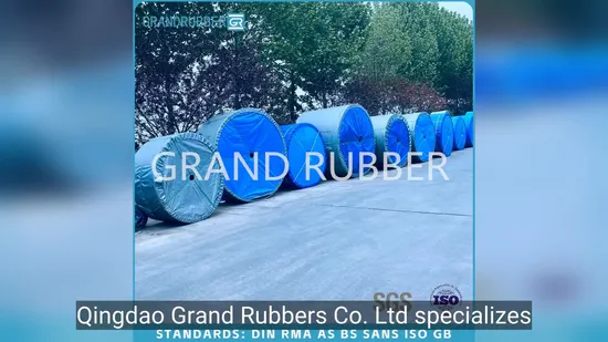 Shandong Qingdao Textile Fabric Heat Resistant Industrial Rubber Conveyor Belt