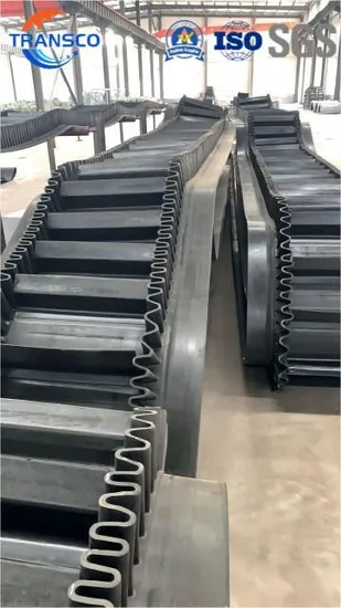 High Strength Ep/Nn/High Temperature/Tear Resistant/Wear Resistant/Cold Resistant/Conveyor Belting/Corrugated Sidewall Conveyor Belt