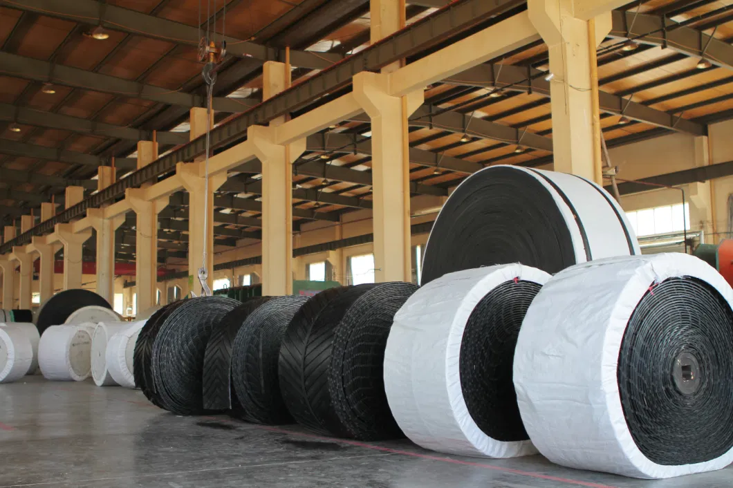 Ep Nn Fabric Polyester Heat Oil Resistant Chevron Rubber Heat Resistance Coal Mining Steel Cord Conveyor Belt