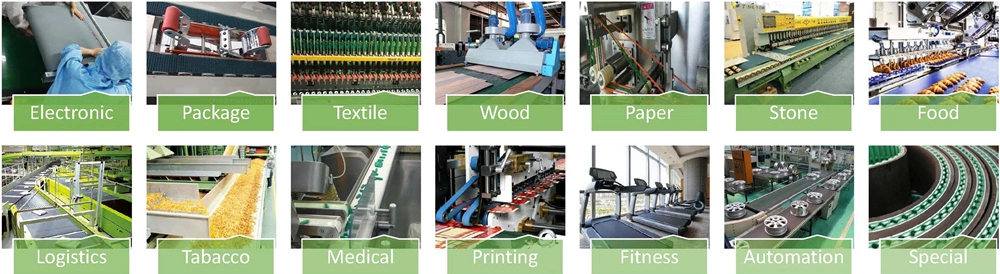 2.0mm Conveyor Belt for Yarn Roller Transport Material Handling Equipment PVC/PU/PE/Pvk Conveyor Belting Roll Manufacturing