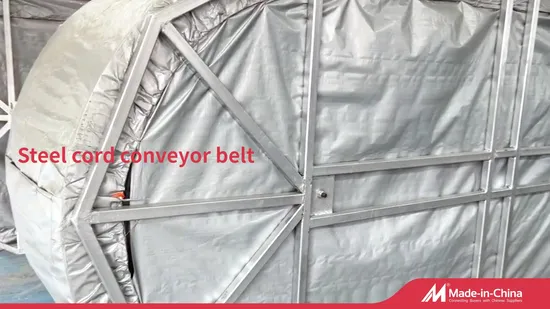 China High Tensile Strength Steel Cord Rubber Conveyor Belt for Cement Industry 