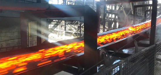 Hot Sale Ep Nn Steel Cord Heat Resistant Fire Resistant Filter Rough Top Chevron Conveyor Belt 