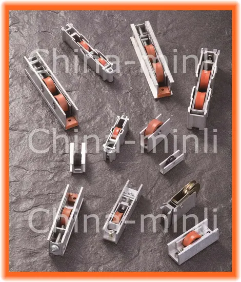 Cheap Sliding Aluminum Bracket Single Double Roller Window & Door Pulley 