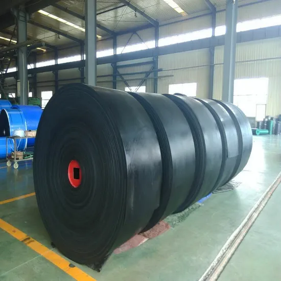 Oil Resistant Rubber Conveyor Belt for Oily Materials Handling 