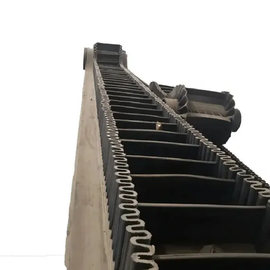 High Strength Custom Industrial Rubber Corrugated Sidewall Conveyor Belt 