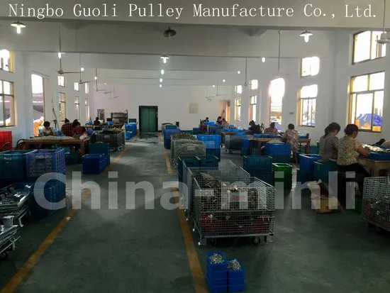 Hardware Durable Iron Roller Conveyor Belt Wheel Bearing Stamping Pulley 