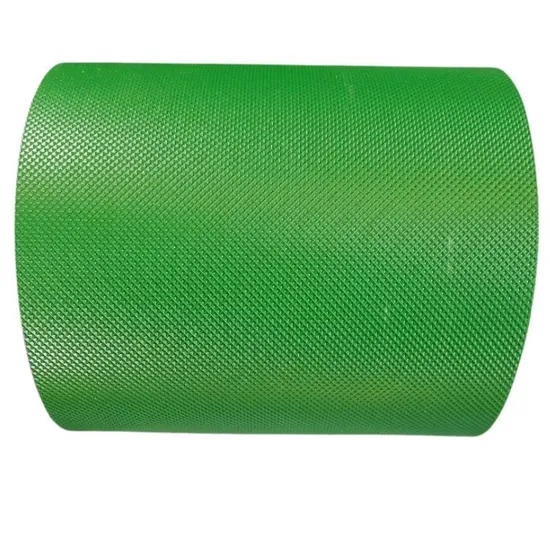 Customized Industrial Low Friction Diamond Profile PVC Conveyor Belt for Textile Machine 