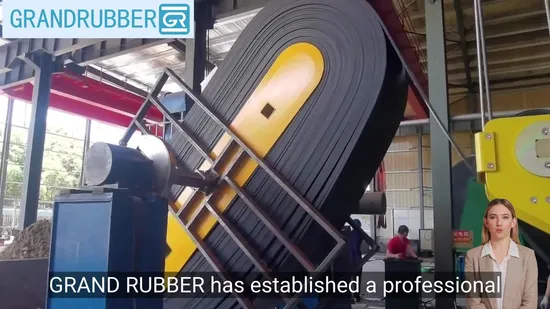 Flat Fabric Conveyor Belt, Polyester/Nylon Textile, Durable and Versatile for Industrial Applications 