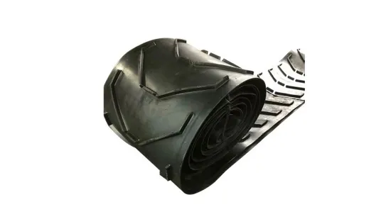 Pattern Ribbed Rubber Chevron Conveyor Belt 