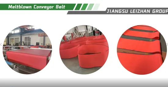 Polyester Mesh Filter Conveyor Belt for Meltblown and Spunbond Nonwoven Textile Machinery 